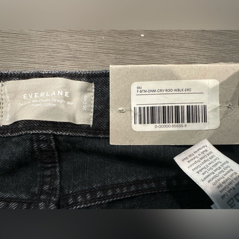 Everlane the curvy 90s cheeky jean washed black - Picture 4 of 4